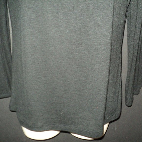 New Talbots Petite Large Top Black Sheer Back - Picture 3 of 7